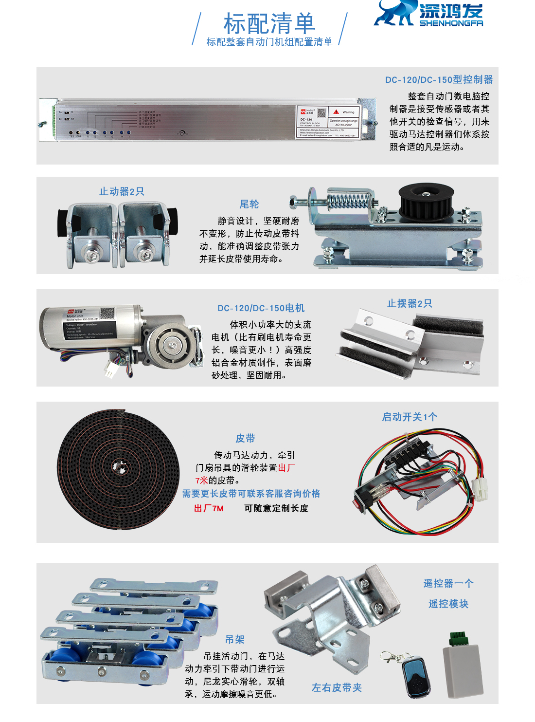 自動(dòng)門(mén)機(jī)全部配件