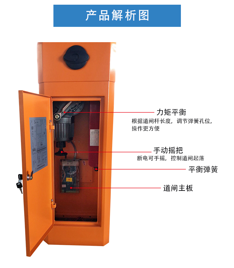 柵欄道閘電機結(jié)構(gòu)圖