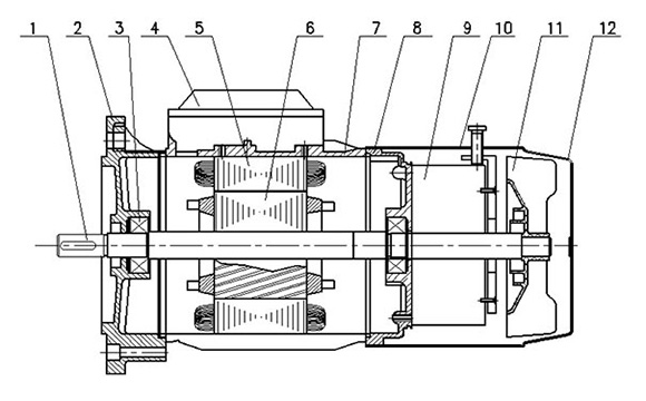 sej電動機結(jié)構(gòu)圖